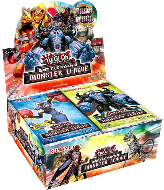 Yu-Gi-Oh! Battle Pack 3: Monster League Booster Box, UK trading card sealed product.