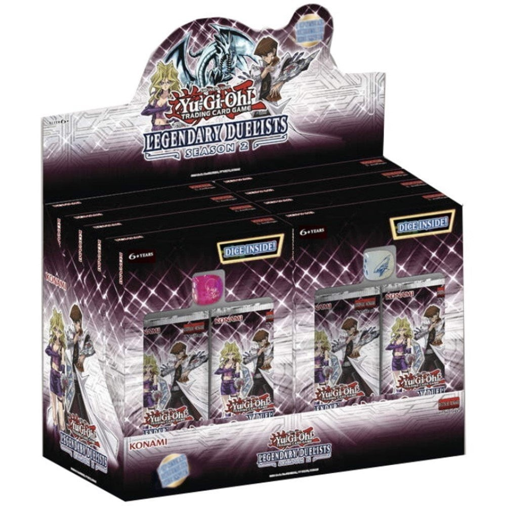 Yu-Gi-Oh! Legendary Duelists Season 2 Display Box, UK trading card sealed product.