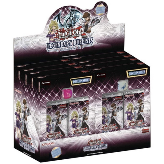 Yu-Gi-Oh! Legendary Duelists Season 2 Display Box, UK trading card sealed product.