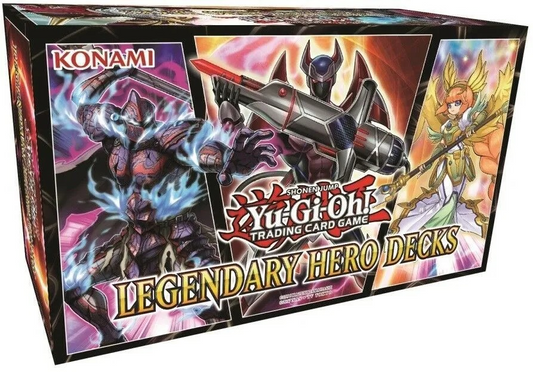 Yu-Gi-Oh! Legendary Hero Decks, UK trading card sealed product.