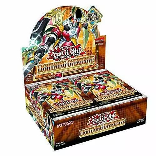 Yu-Gi-Oh! Lightning Overdrive Booster Box, UK trading card sealed product.