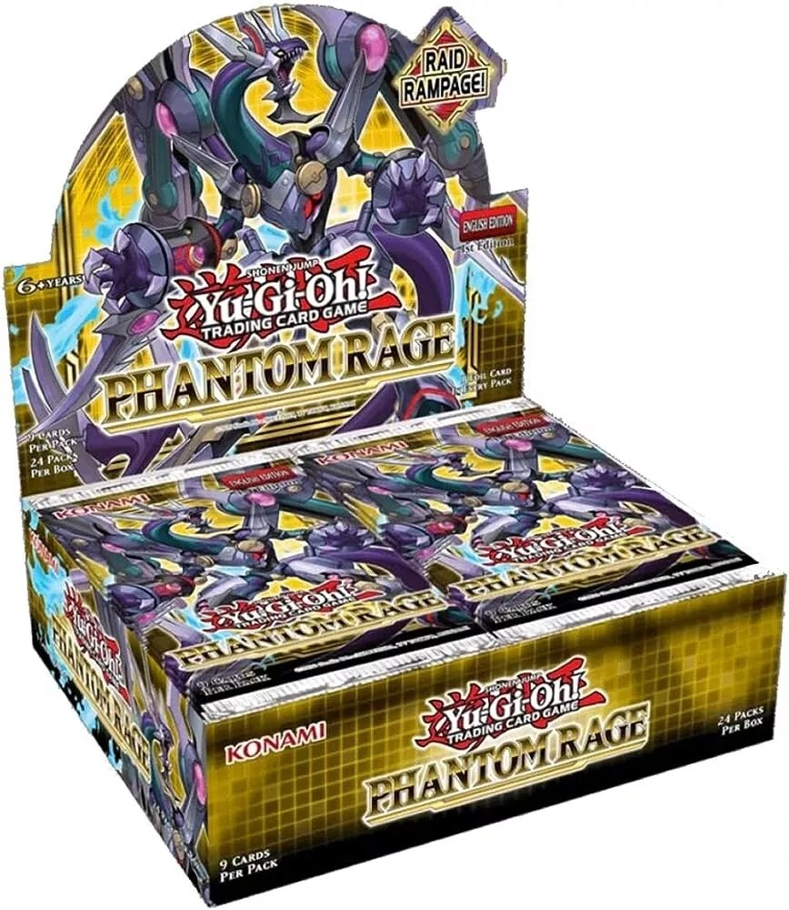 Yu-Gi-Oh! Phantom Rage Booster Box, UK trading card sealed product.