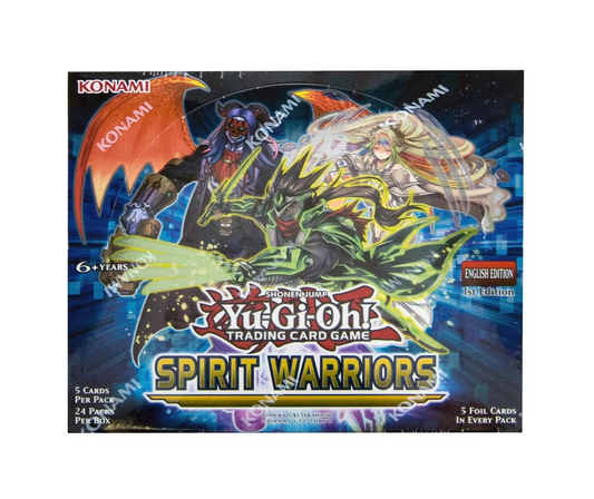 Yu-Gi-Oh! Spirit Warriors Booster Box, UK trading card sealed product.