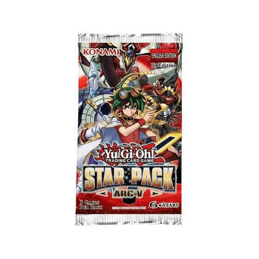 Yu-Gi-Oh! Star Pack: ARV-V Booster Pack, UK trading card sealed product.