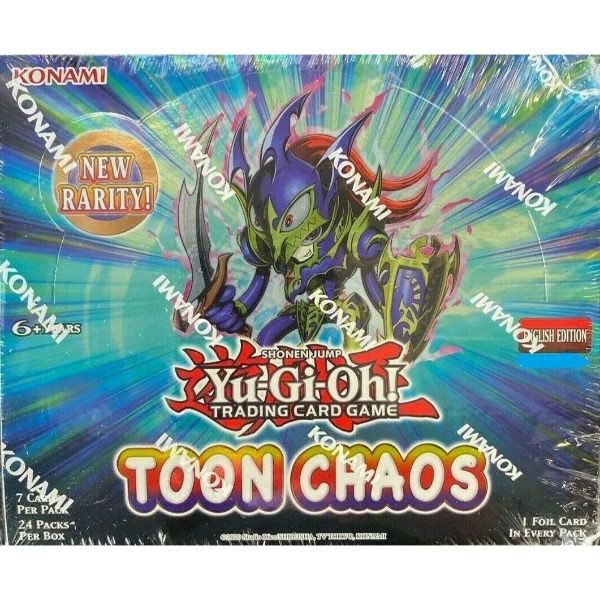 Yu-Gi-Oh! Toon Chaos Booster Box, UK trading card sealed product.