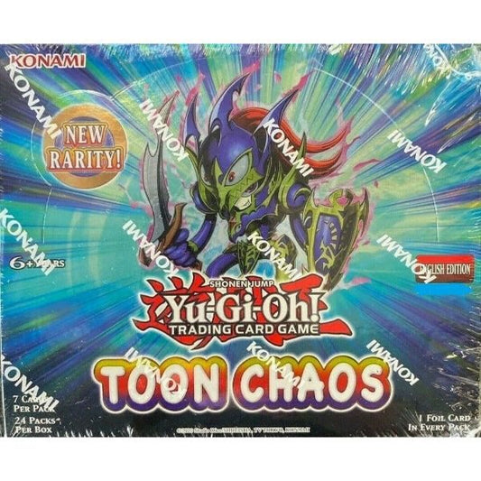 Yu-Gi-Oh! Toon Chaos Booster Box, UK trading card sealed product.