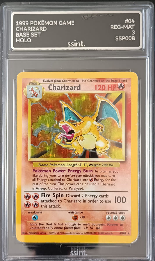 CHARIZARD BASET SET (3)