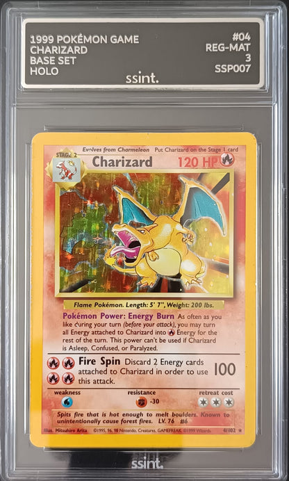 CHARIZARD BASET SET (3)