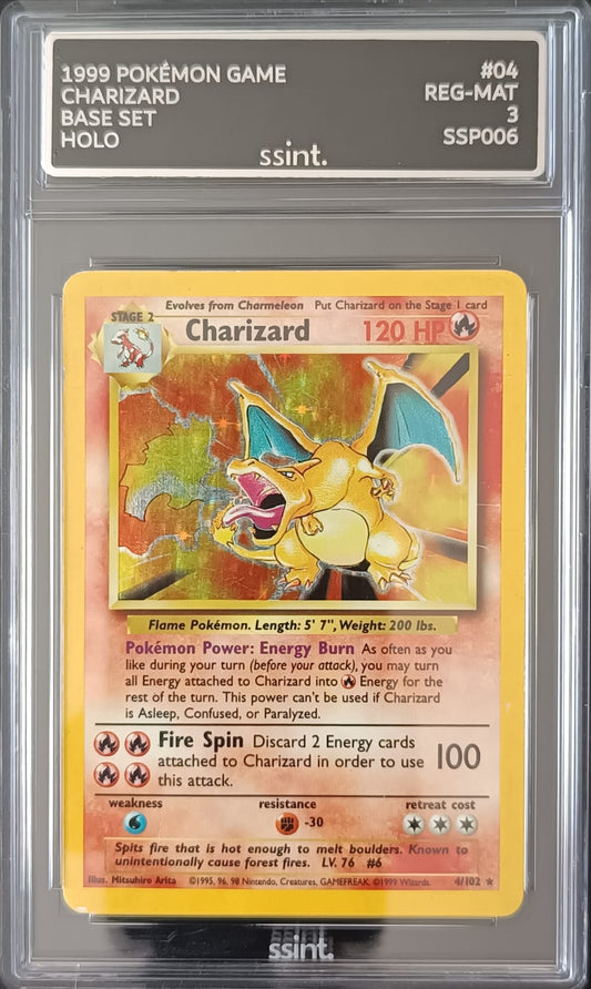 CHARIZARD BASE SET (3)