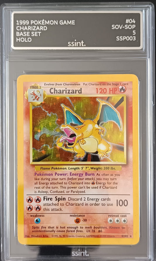 CHARIZARD BASE SET (5)