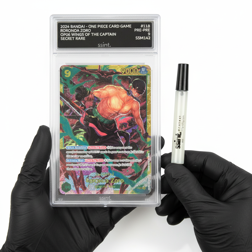 Perfectly clean graded card