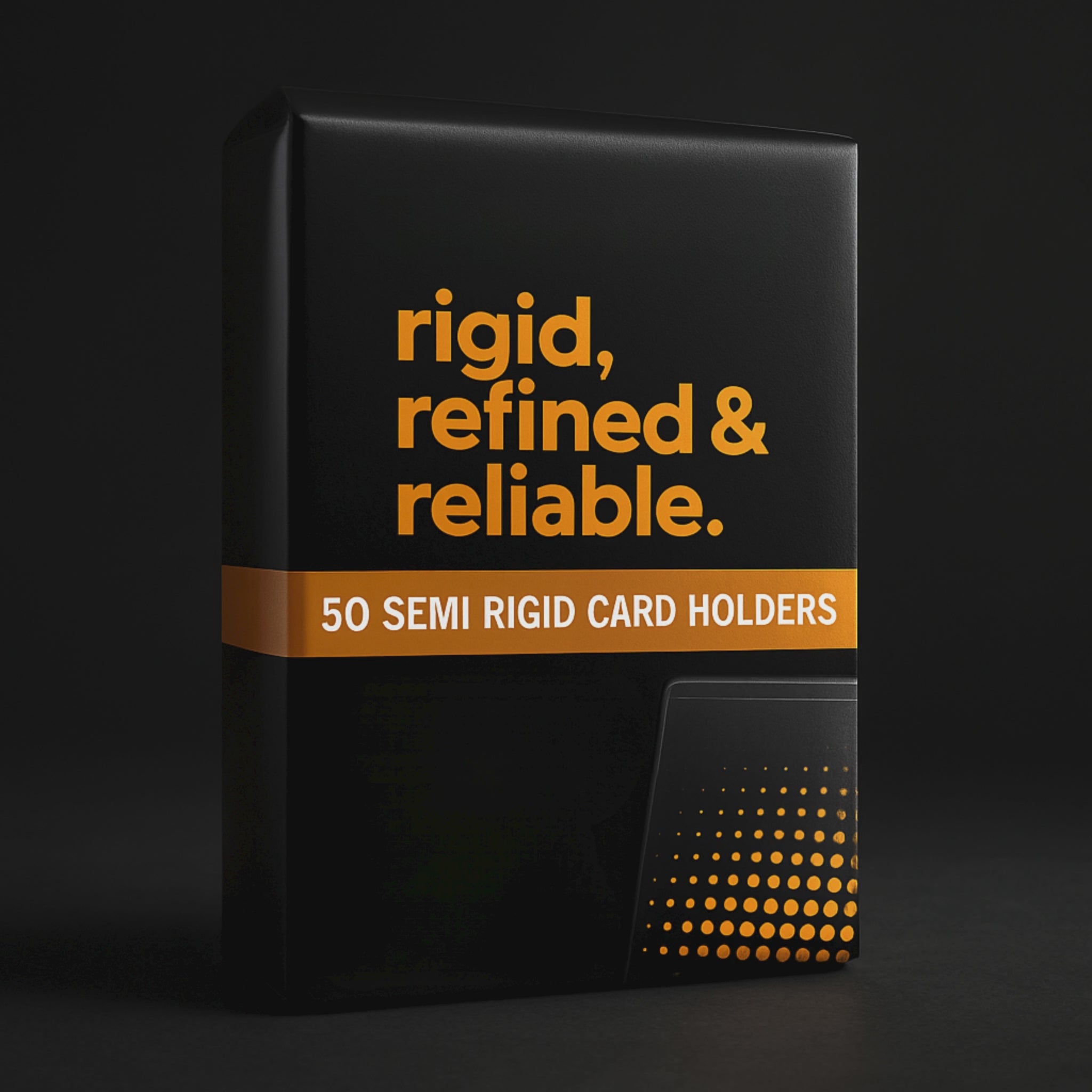 50 Pack Semi-Rigid Card Holders – Premium Protection for Your Trading Cards