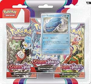 Pokémon TCG: Scarlet and Violet Triple Pack (3 Boosters and Promo Card)