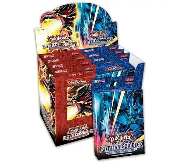 Yu-Gi-Oh! Egyptian God Deck Display Box, UK trading card sealed product.

