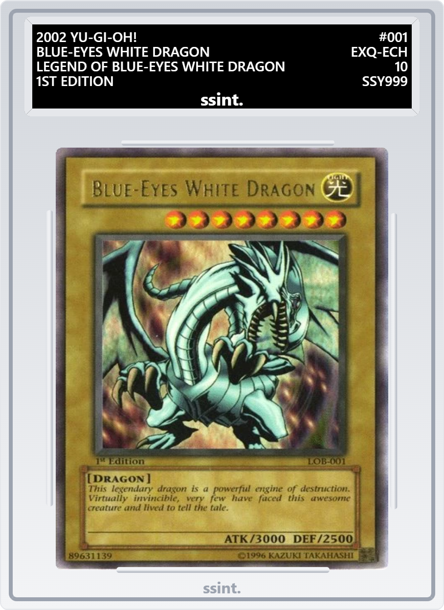 Standard Grading Trusted Trading Card Grading | SSINT ssint. Grading Standard Grading Trusted Trading Card Grading | SSINT ssint. Grading