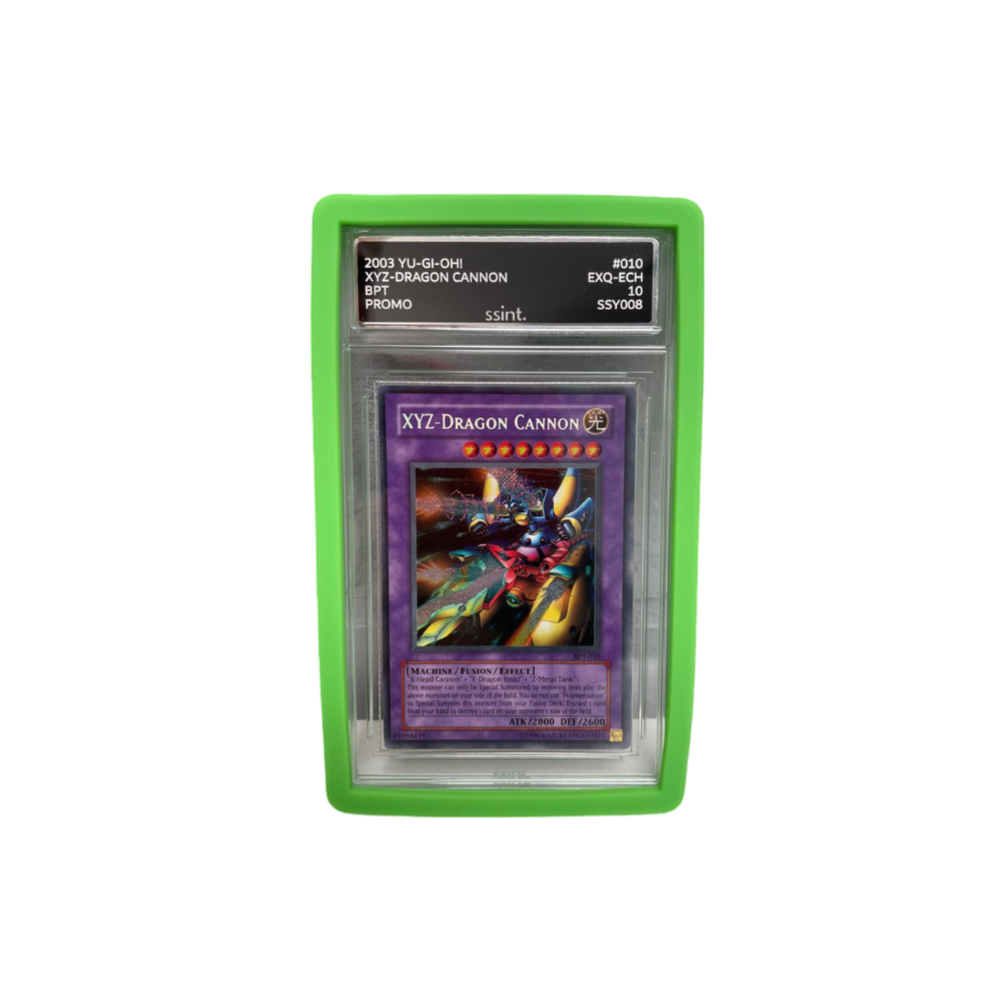 SSINT green slab bumper for graded cards, UK trading card protection accessory.