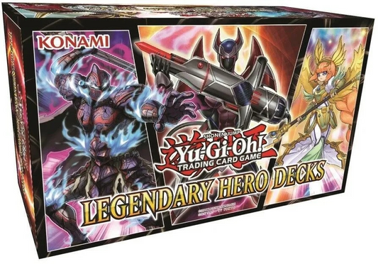 Yu-Gi-Oh! Legendary Hero Decks, UK trading card sealed product.

