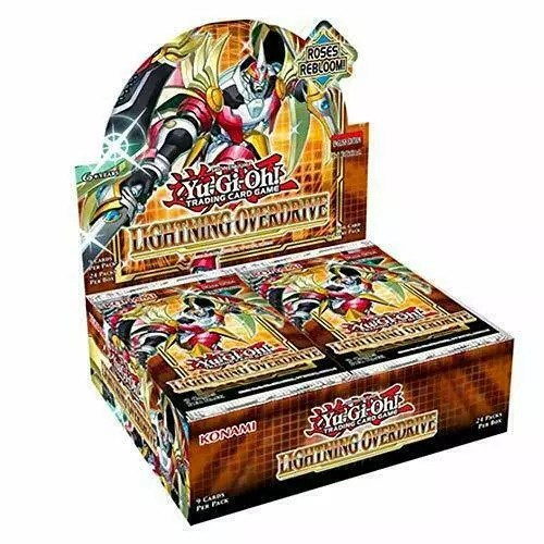 Yu-Gi-Oh! Lightning Overdrive Booster Box, UK trading card sealed product.

