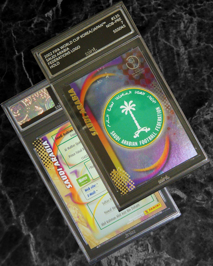 SSINT graded Saudi Arabian trading card featuring sports or collectible themes with official details

