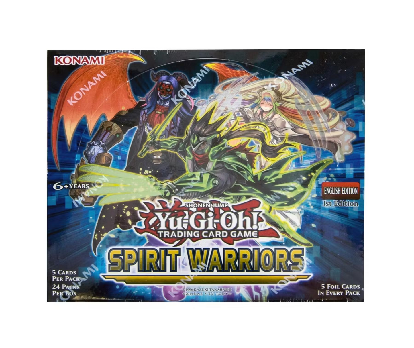 Yu-Gi-Oh! Spirit Warriors Booster Box, UK trading card sealed product.

