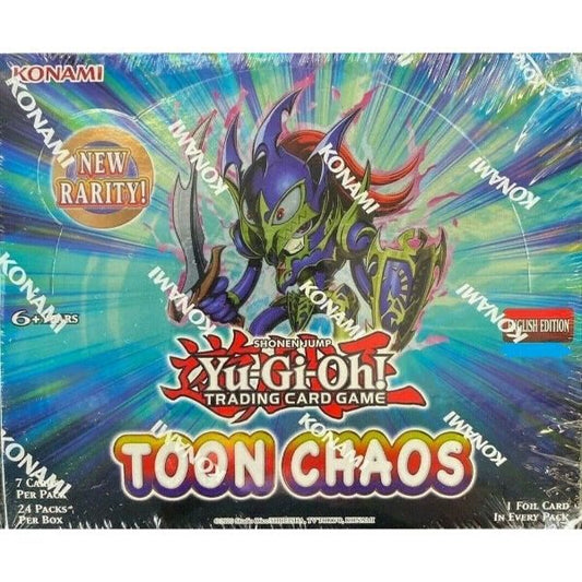 Yu-Gi-Oh! Toon Chaos Booster Box, UK trading card sealed product.

