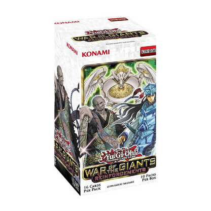 Yu-Gi-Oh! War of the Giants – Reinforcements booster pack featuring powerful monsters and support cards from the Battle Pack 2 series